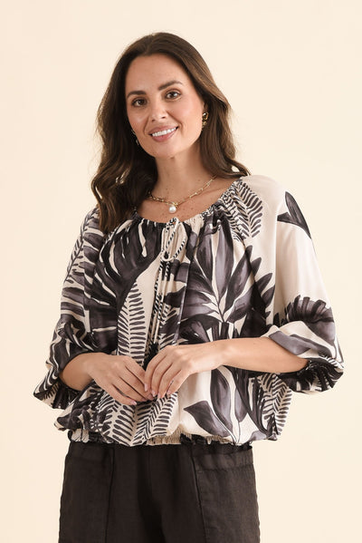 Season Grey Palm Top