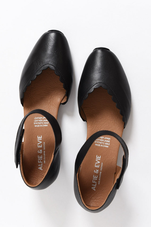 Sharyn Black Leather Heel image 4