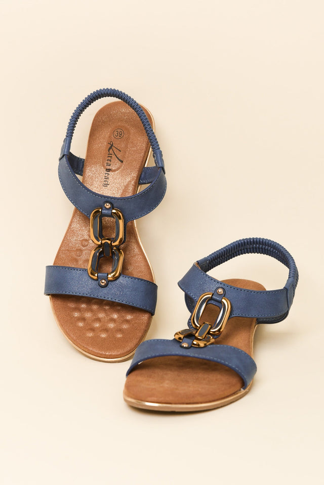 Shelby Blue Chain Sandal