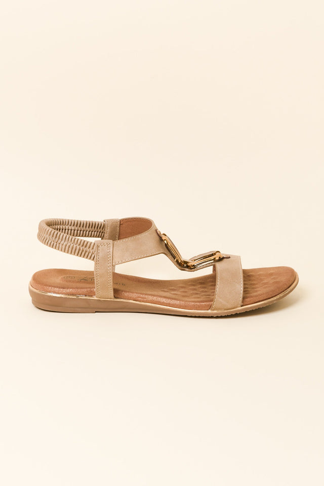Shelby Taupe Chain Sandal image 1