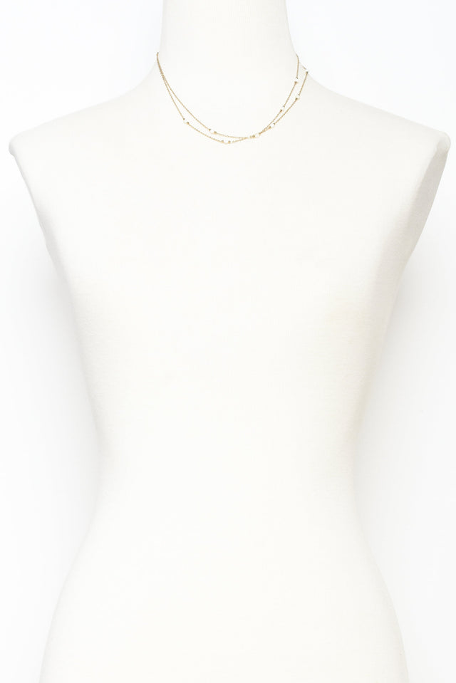 Shira Gold Plated Layered Necklace image 2