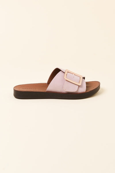 Skye Pink Buckle Slide