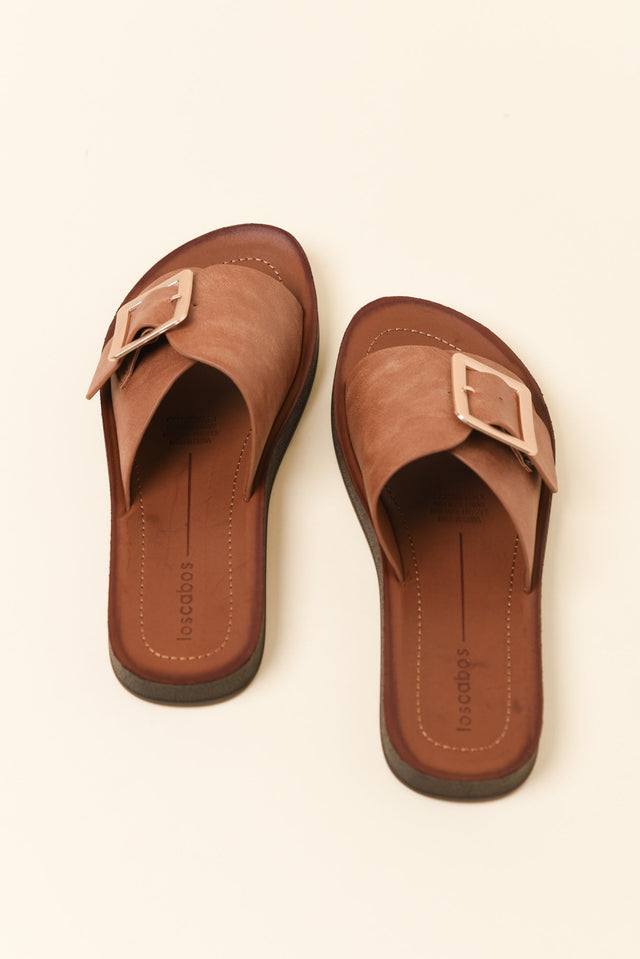 Skye Tan Buckle Slide image 4