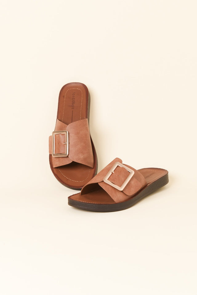 Skye Tan Buckle Slide image 2