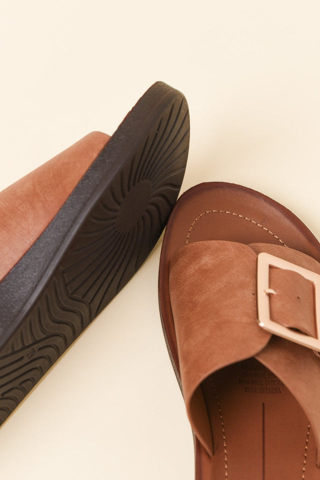 Skye Tan Buckle Slide image 3
