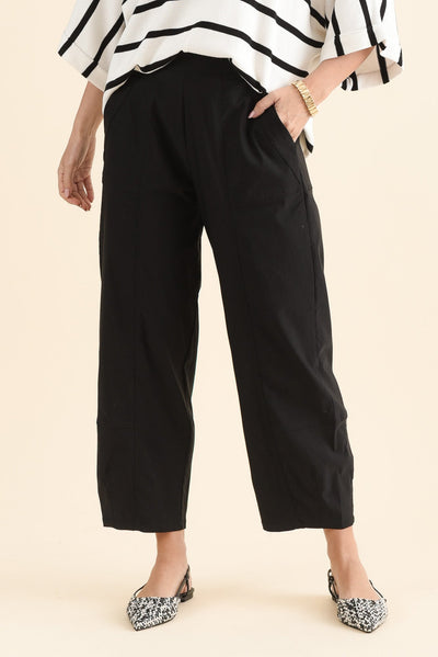 SmartFlex Black Barrel Pants