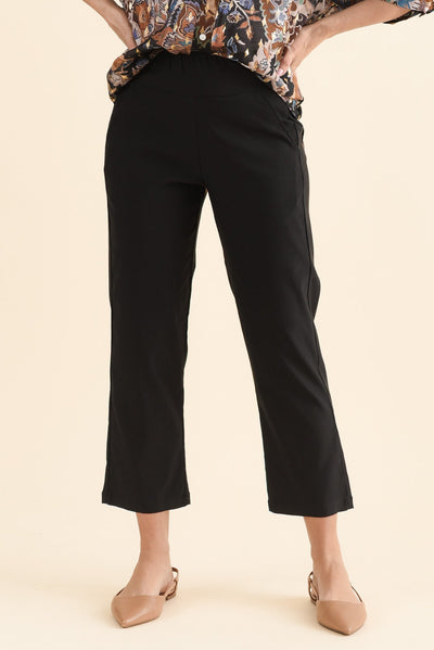 SmartFlex Black Straight Leg Pants