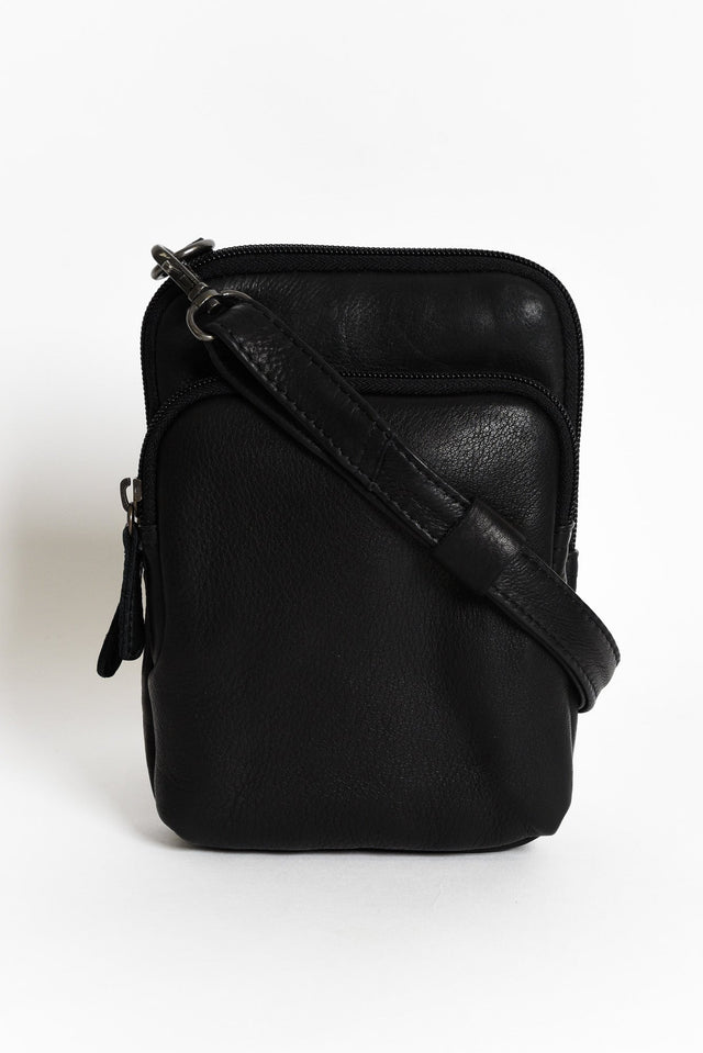 Sophie Black Leather Crossbody Bag image 1