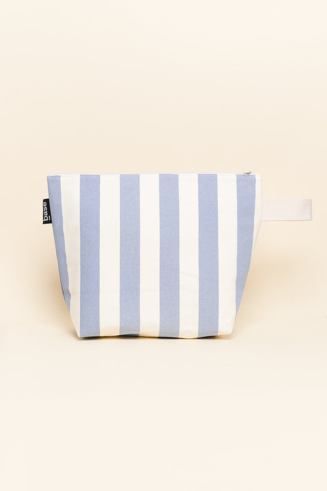 Stash Base Large Powder Blue Stripe Clutch image 1