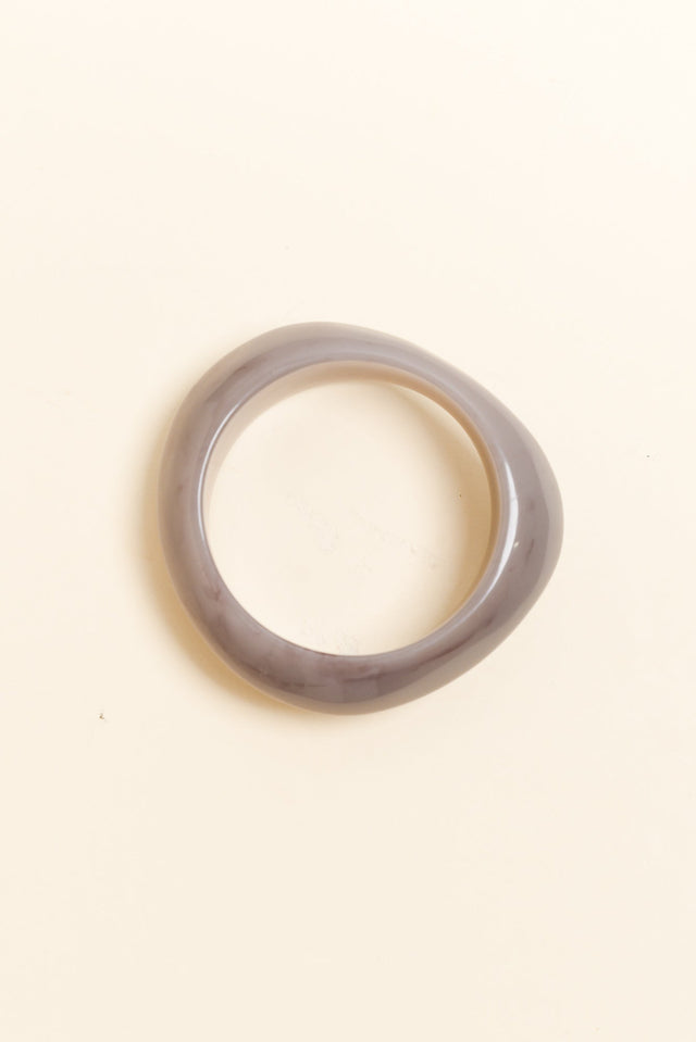 Suna Grey Asymmetric Bangle