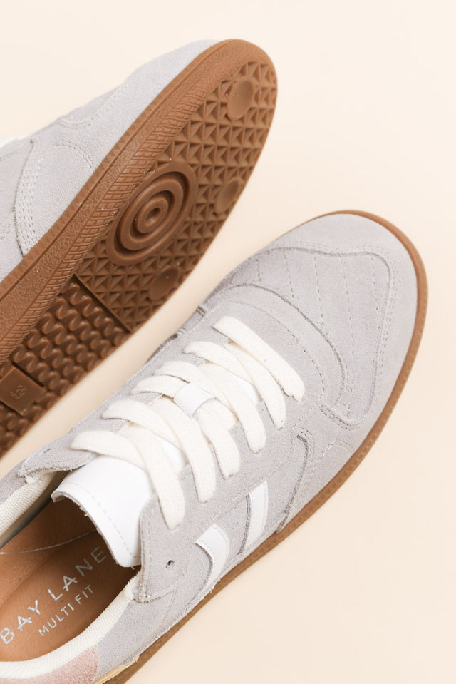 Sunny Grey Contrast Suede Sneaker image 3