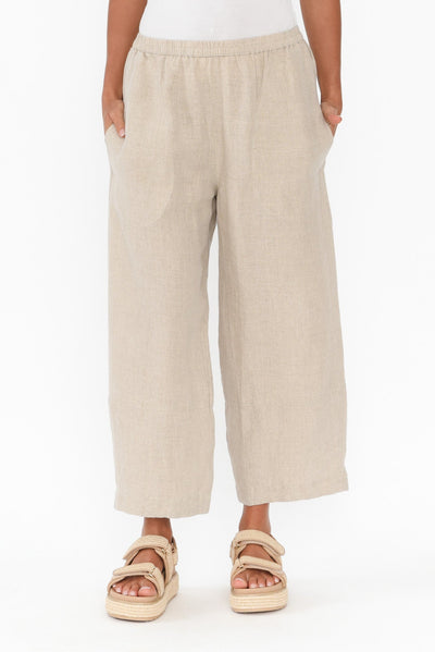 Tami Natural Linen Pocket Pants