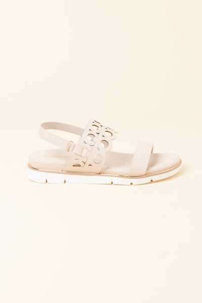 Terica Cream Velcro Sandal