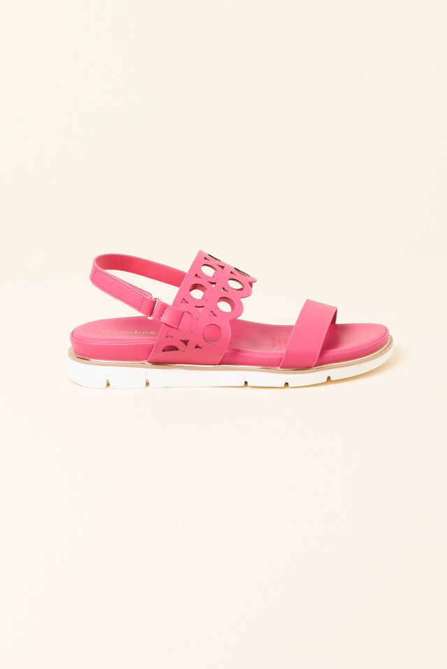 Terica Pink Velcro Sandal