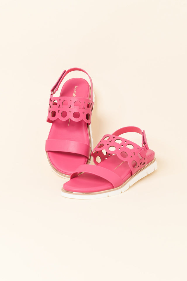 Terica Pink Velcro Sandal