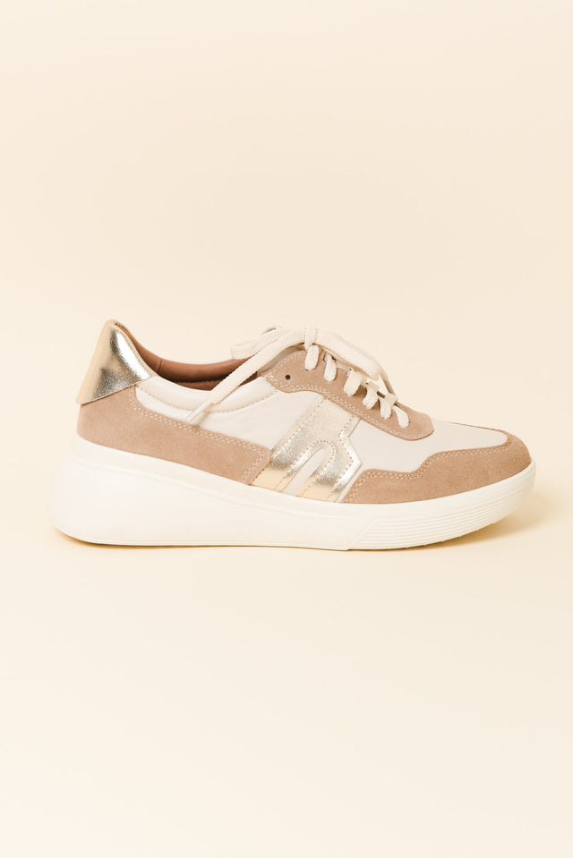 Thomas Mocha Leather Platform Sneaker image 1