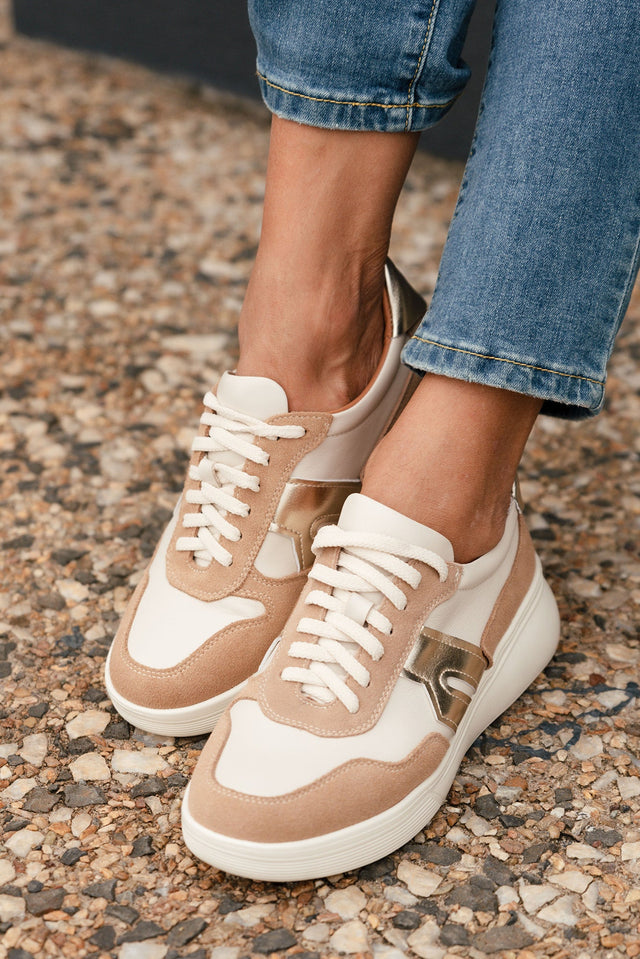 Thomas Mocha Leather Platform Sneaker image 2