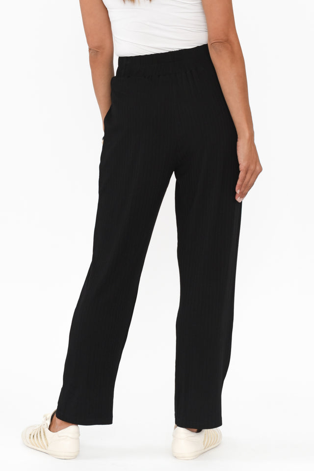 Tilbury Black Ribbed Pants image 5