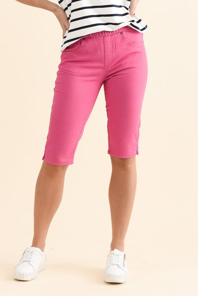 Tora Hot Pink Stretch Shorts