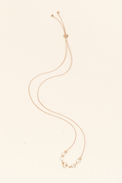 Valera Gold Beaded Necklace