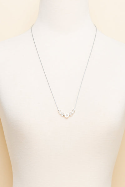 Valera Silver Beaded Necklace