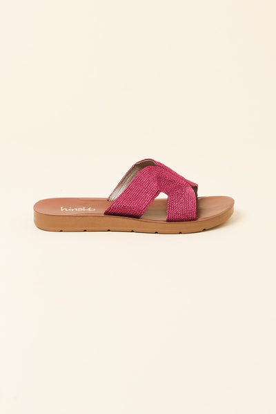 Wander Fuchsia Shimmer Slide