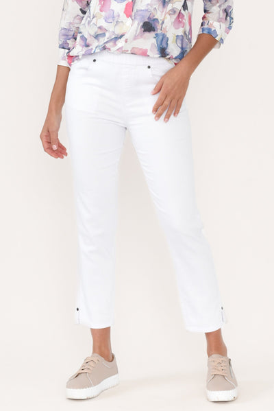 Winslet White 7/8 Pants