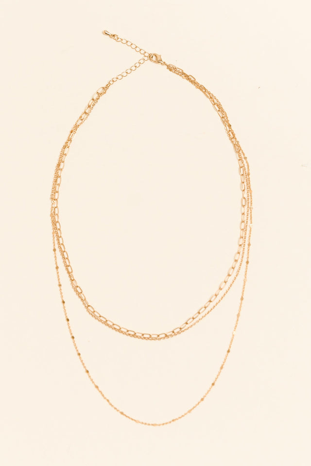 Yulia Gold Layered Necklace image 1
