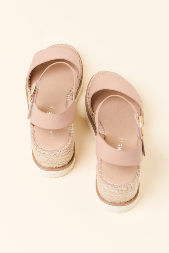 Yvette Blush Leather Wedge image 4