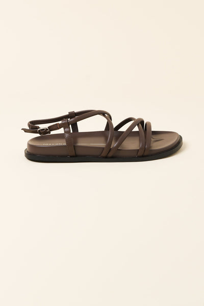 Zarn Chocolate Strappy Sandal