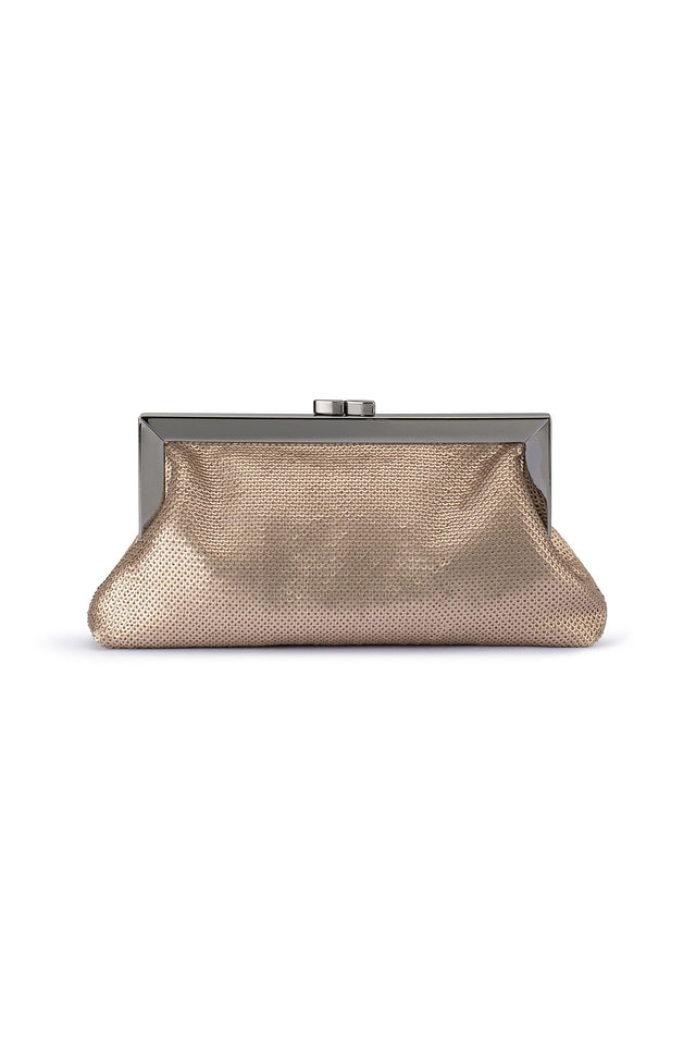 Zephyr Champagne Sequin Clutch image 4