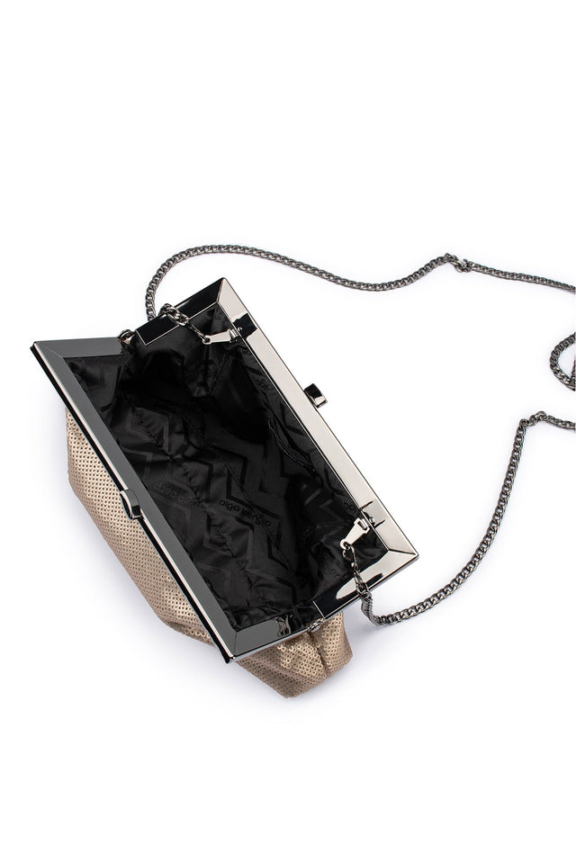 Zephyr Champagne Sequin Clutch image 8