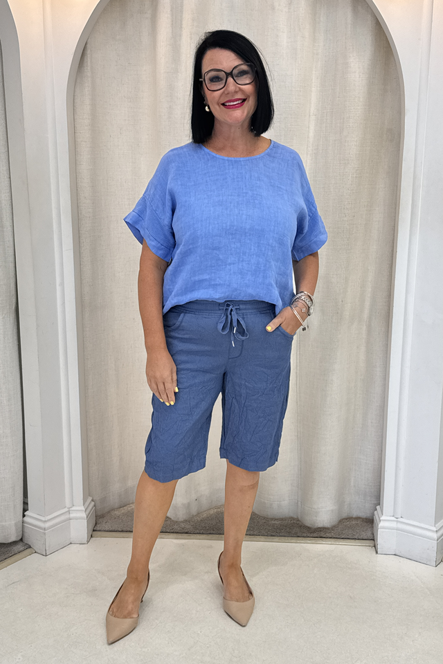 Asha Blue Travel Shorts image 14