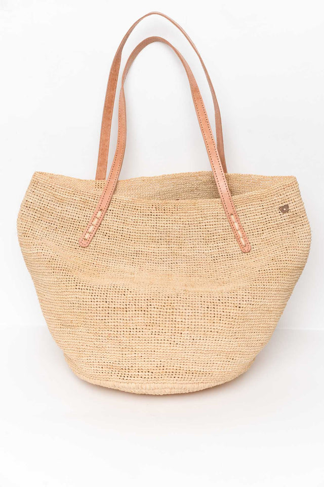 Bory Natural Raffia Shoulder Bag image 2
