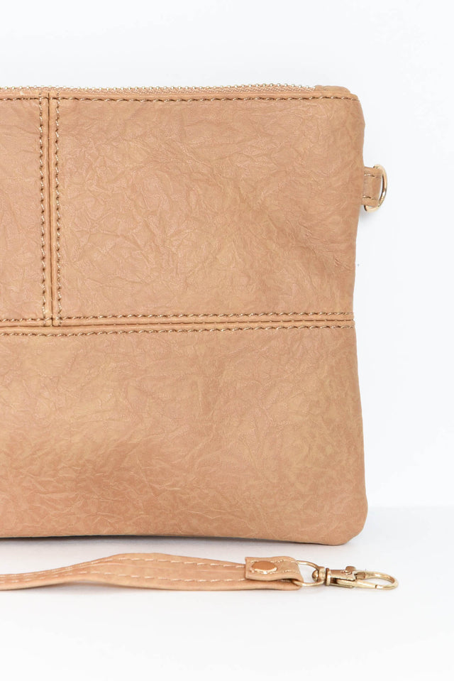 Brynn Camel Tassel Crossbody Bag image 4
