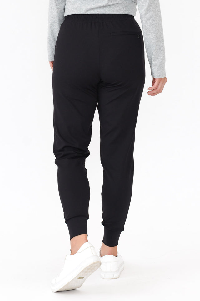 Collins Black Tie Jogger Pants image 4