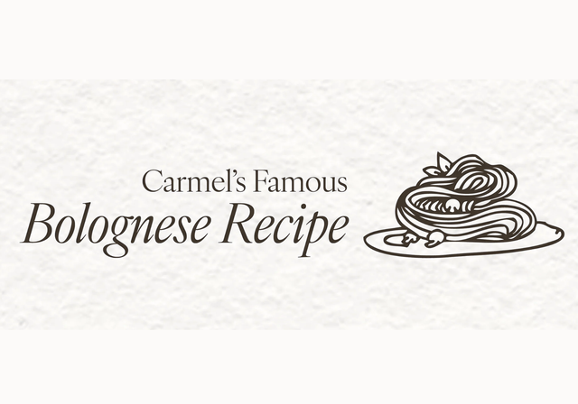 Carmel's Bolognese Recipe