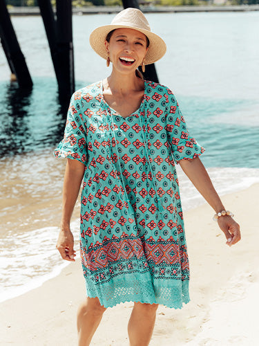 Above the Knee Dresses | Mini & Midi Dresses - Blue Bungalow NZ