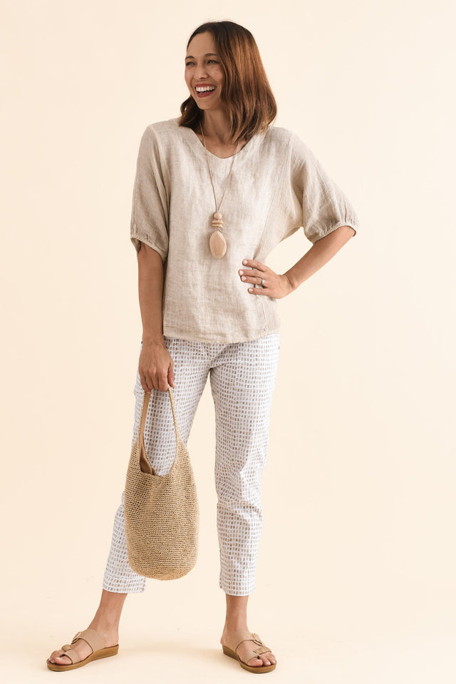 Air-Lite Taupe Spot Stretch Cropped Pants image 2