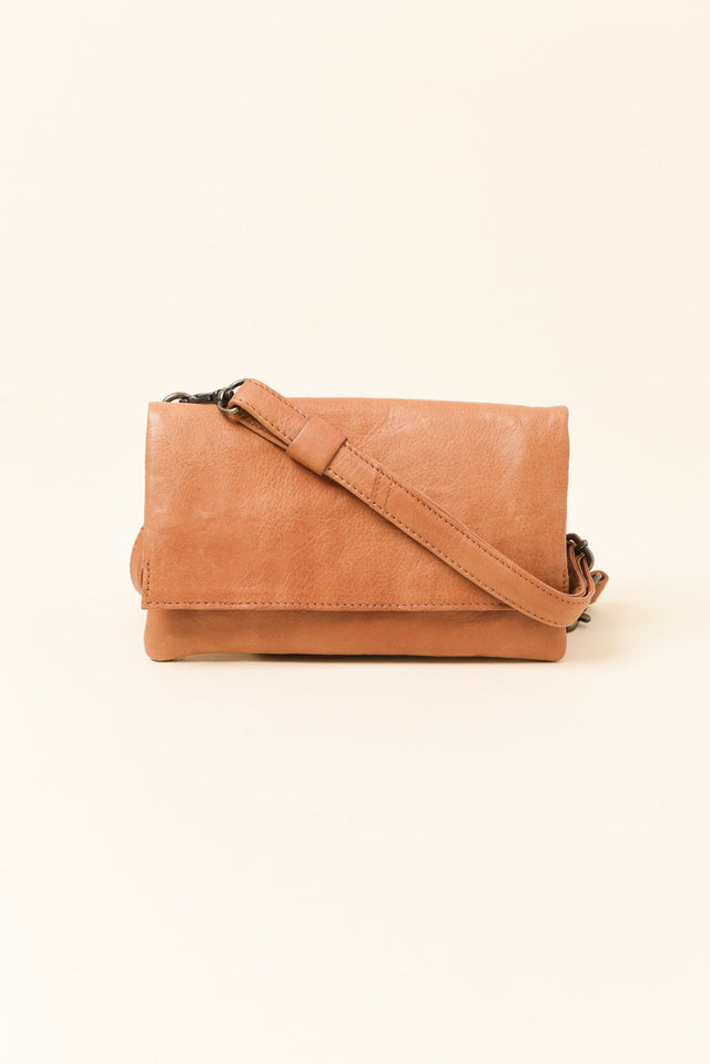 Aluka Tan Leather Bag image 1