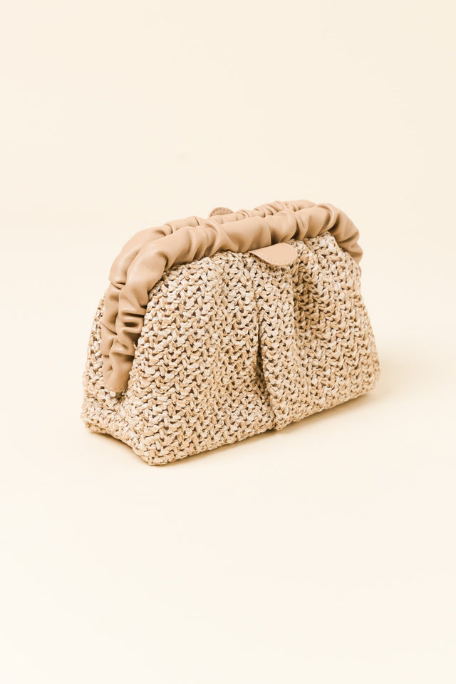 Amalia Natural Woven Clutch image 2