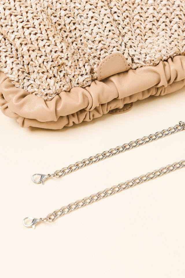 Amalia Natural Woven Clutch image 4