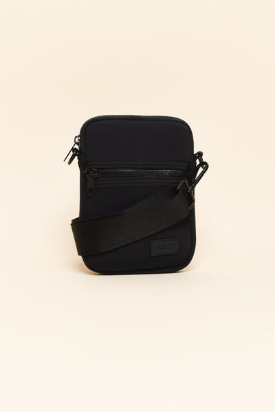 Andie Black Neoprene Phone Bag