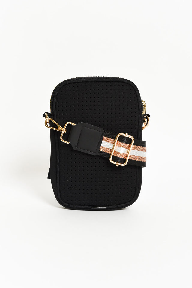 Anella Black Neoprene Phone Bag