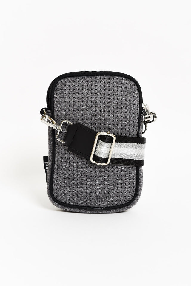 Anella Grey Marle Neoprene Phone Bag