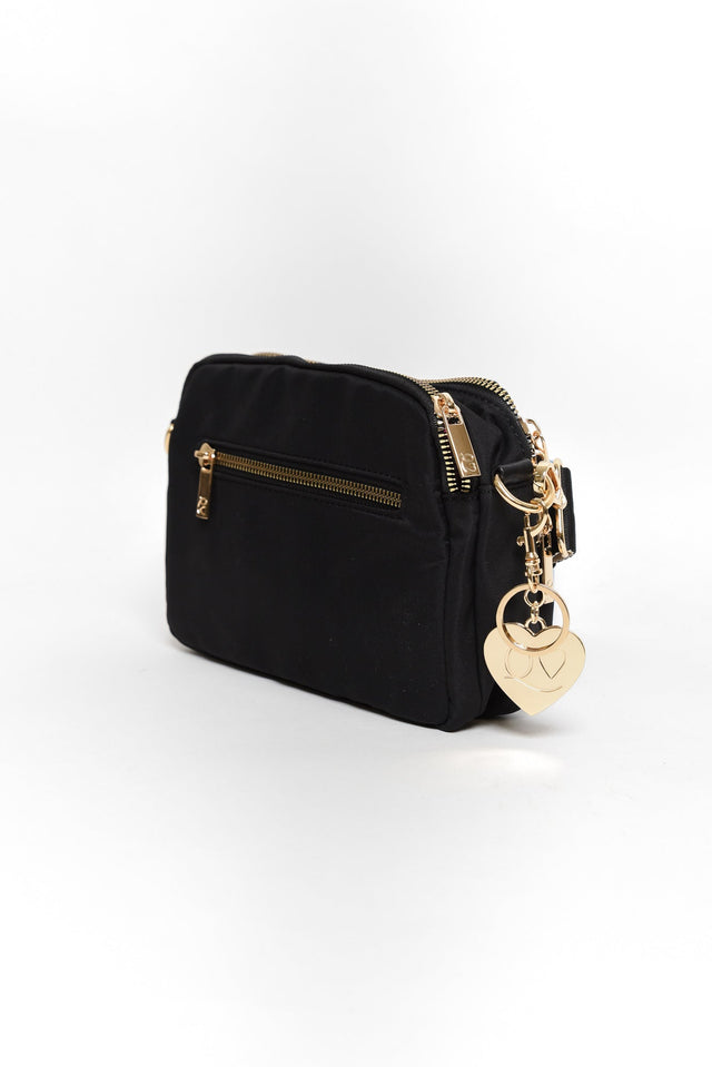 Anne Black Crossbody Bag