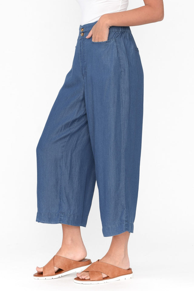 Apollo Bay Blue Denim Crop Pants