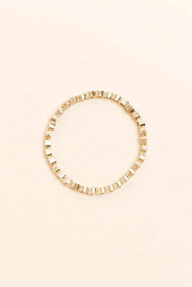 Artemis Gold Crystal Beaded Bracelet