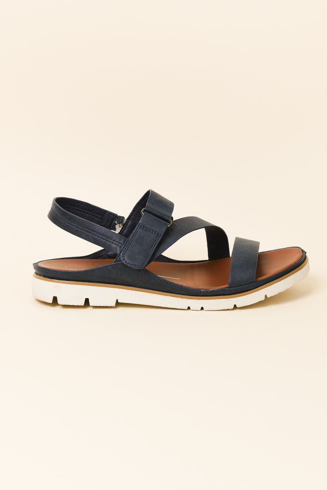 Ashli Navy Strappy Sandal