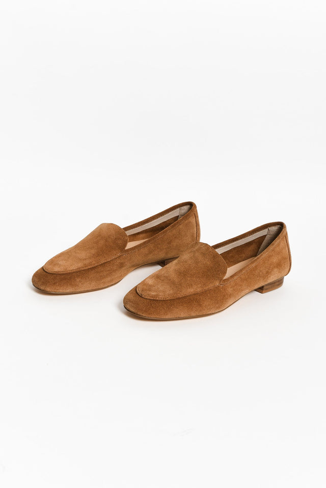 Avery Tan Leather Loafer